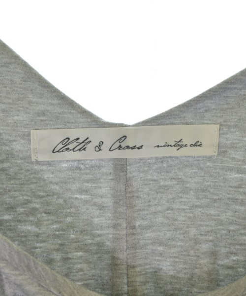 CLOTH&CROSS（クロスアンドクロス）ワンピース グレー サイズ:1(S位) レディース/2200689027048