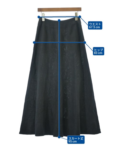 CLOTH&CROSS（クロスアンドクロス）ロング・マキシ丈スカート 黒 サイズ:-(M位) レディース/2200691832012