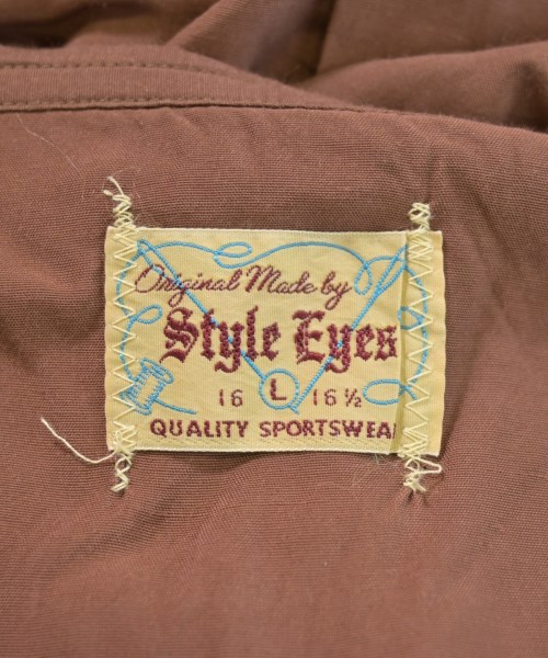 STYLE EYES（スタイルアイズ）カジュアルシャツ 茶 サイズ:L メンズ/2200717799015