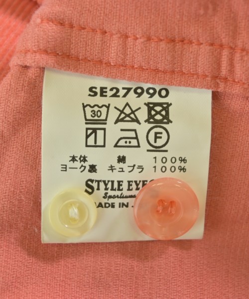 STYLE EYES（スタイルアイズ）カジュアルシャツ オレンジ サイズ:XL メンズ/2200707994239