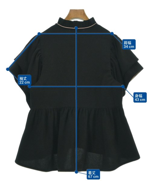 HOFMANN（ホフマン）カジュアルシャツ 黒 サイズ:36(S位) レディース/2200618690107