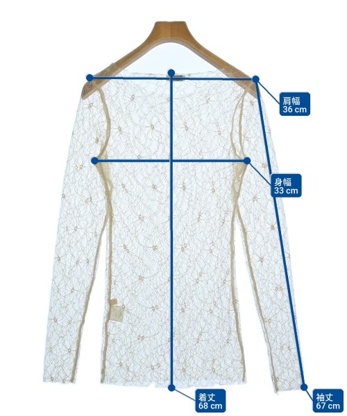 HOFMANN（ホフマン）Tシャツ・カットソー ベージュ サイズ:34(XS位) レディース/2200694411115