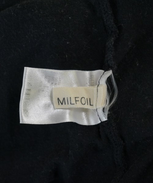 MILFOIL（ミルフォイル）Tシャツ・カットソー 黒 サイズ:-(S位) レディース/2200641033131