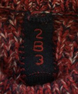 2B3（トゥービーフリー）ニット・セーター 赤 サイズ:48(L位) メンズ/2200622459042