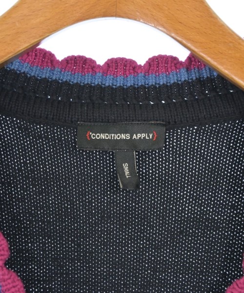 CONDITIONS APPLY（コンディションズ　アプライ）カーディガン 黒 サイズ:S レディース/2200643077034
