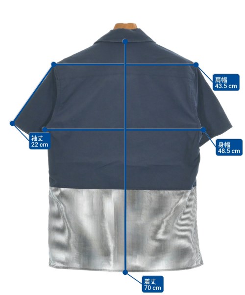 TIM COPPENS（ティムコペンズ）カジュアルシャツ 紺 サイズ:S メンズ/2200632852048