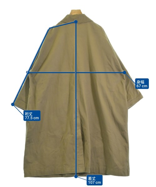 ichi（イチ）ステンカラーコート 茶 サイズ:-(M位) レディース/2200637769037