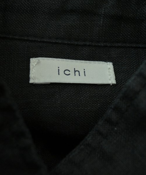 ichi（イチ）シャツワンピース 黒 サイズ:F レディース/2200625550043