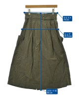 ichi（イチ）ロング・マキシ丈スカート カーキ サイズ:-(L位) レディース/2200619514174