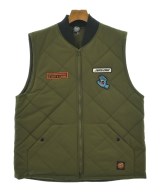 SANTA CRUZ（サンタクルーズ）ダウンジャケット/ダウンベスト カーキ サイズ:M メンズ/2200622638171