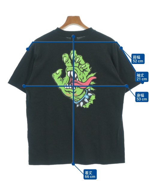 SANTA CRUZ（サンタクルーズ）Tシャツ・カットソー 黒 サイズ:M メンズ/2200686762041