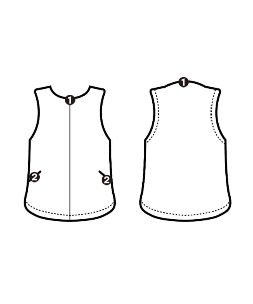 O-(0-CHO-RUI.LAB)（オーレイチョウルイ）ダウンジャケット/ダウンベスト 白 サイズ:XL レディース/2200675264013