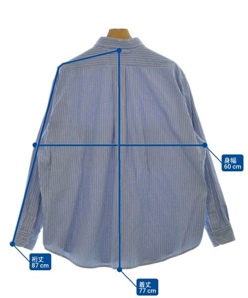 O-(0-CHO-RUI.LAB)（オーレイチョウルイ）カジュアルシャツ 青 サイズ:1(S位) メンズ/2200653473048