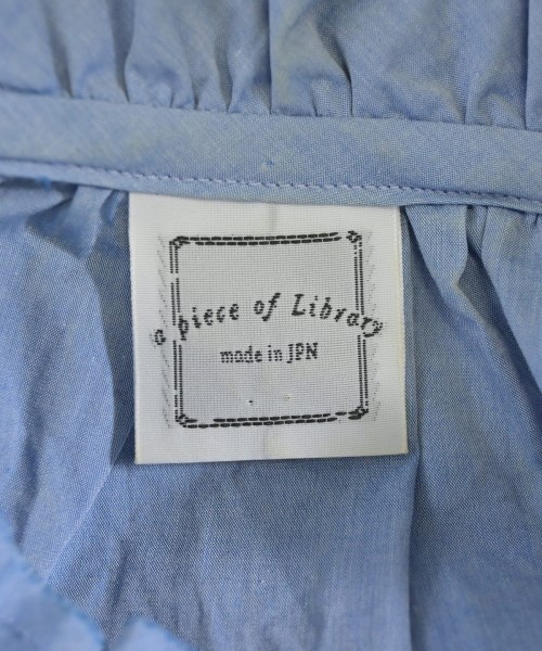 a Piece of Library（アピースオブライブラリー）ブラウス 青 サイズ:F レディース/2200675491099