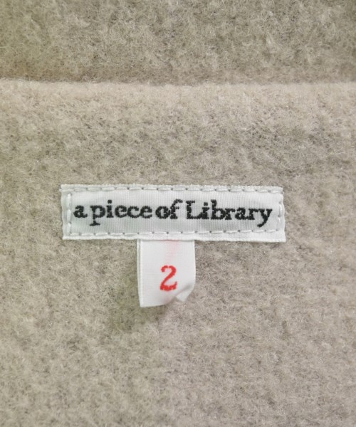 a Piece of Library（アピースオブライブラリー）カジュアルジャケット ベージュ サイズ:2(M位) レディース/2200658243011