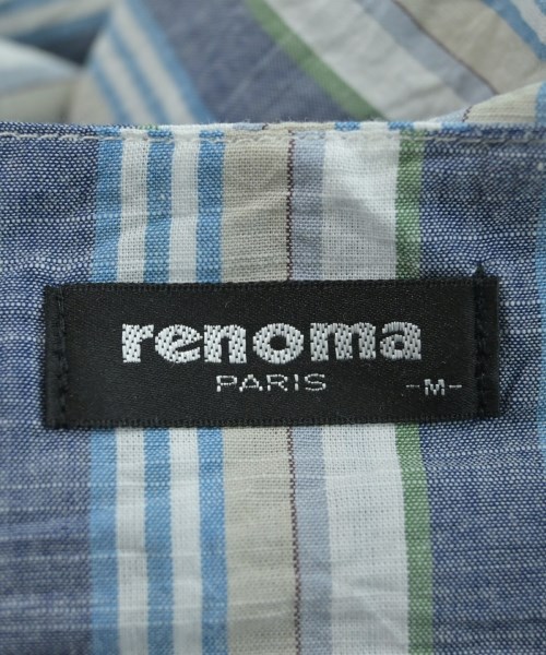renoma（レノマ）カジュアルシャツ 青 サイズ:M メンズ/2200618010110