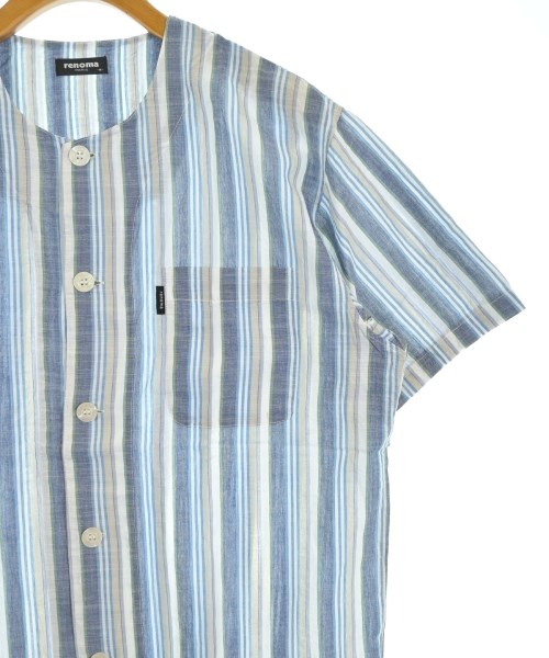 renoma（レノマ）カジュアルシャツ 青 サイズ:M メンズ/2200618010110