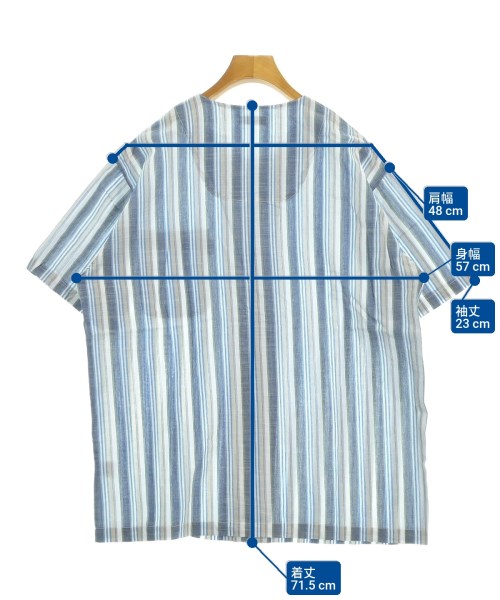 renoma（レノマ）カジュアルシャツ 青 サイズ:M メンズ/2200618010110