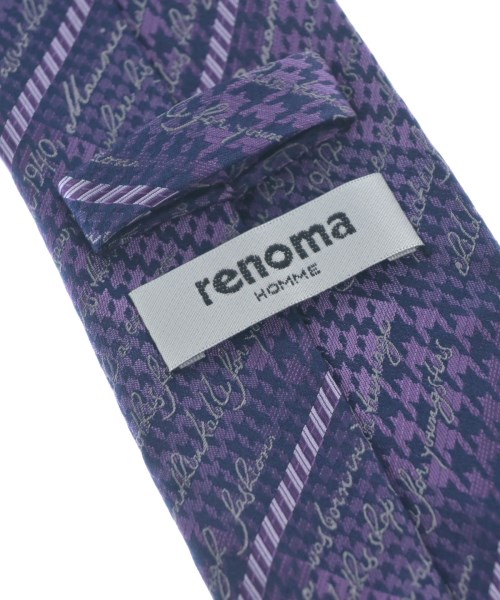 renoma（レノマ）ネクタイ 紫 サイズ:- メンズ/2200618617043