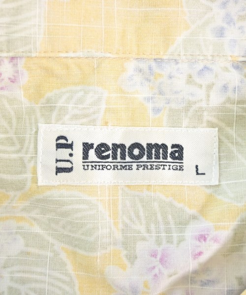 renoma（レノマ）カジュアルシャツ 黄 サイズ:L メンズ/2200705396363