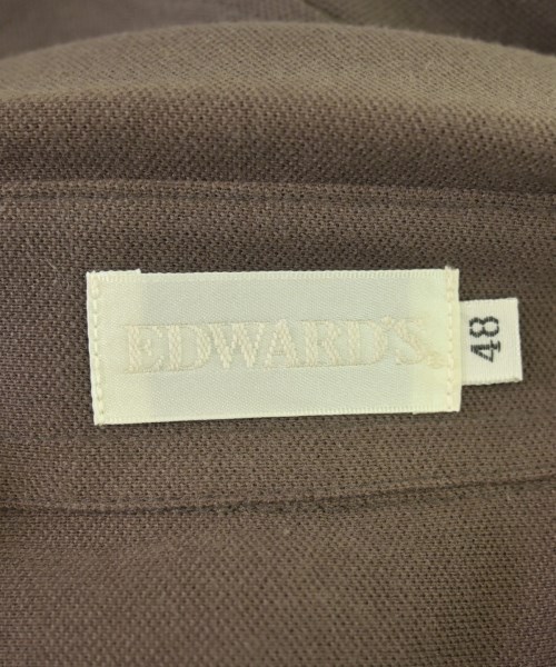 Edward's（エドワーズ）カジュアルシャツ 茶 サイズ:48(L位) メンズ/2200674711037