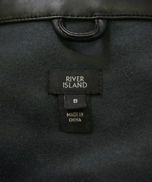 RIVER ISLAND（リバーアイランド）カジュアルシャツ 黒 サイズ:8(S位) レディース/2200622402161