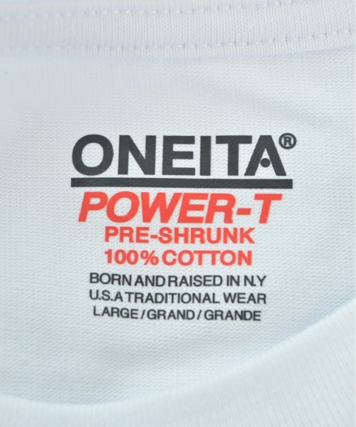 ONEITA（オニータ）Tシャツ・カットソー 白 サイズ:L メンズ/2200541626495