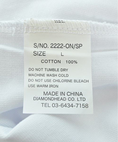 ONEITA（オニータ）Tシャツ・カットソー 白 サイズ:L メンズ/2200541626495