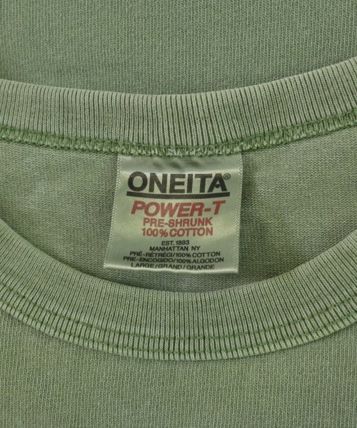 ONEITA（オニータ）Tシャツ・カットソー カーキ サイズ:L メンズ/2200687648443