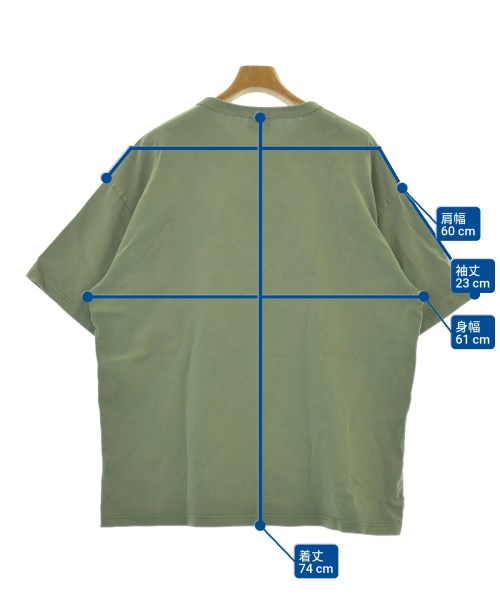 ONEITA（オニータ）Tシャツ・カットソー カーキ サイズ:L メンズ/2200687648443