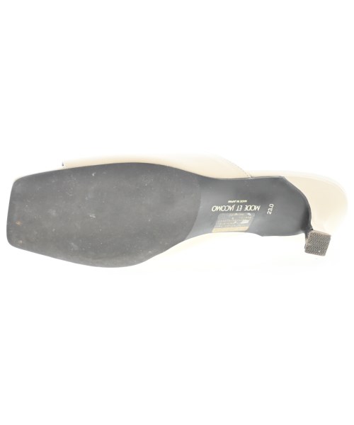 MODE ET JACOMO（モードエジャコモ）サンダル ベージュ サイズ:23cm レディース/2200675951036