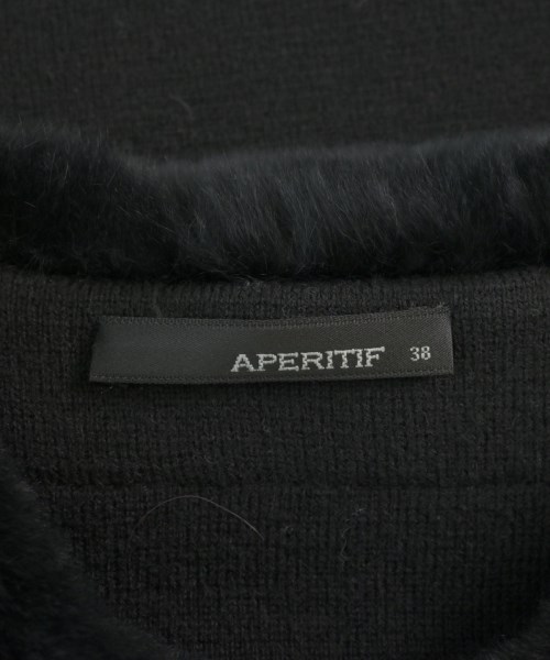 APERITIF（アペリティフ）カーディガン 黒 サイズ:38(M位) レディース/2200609980118