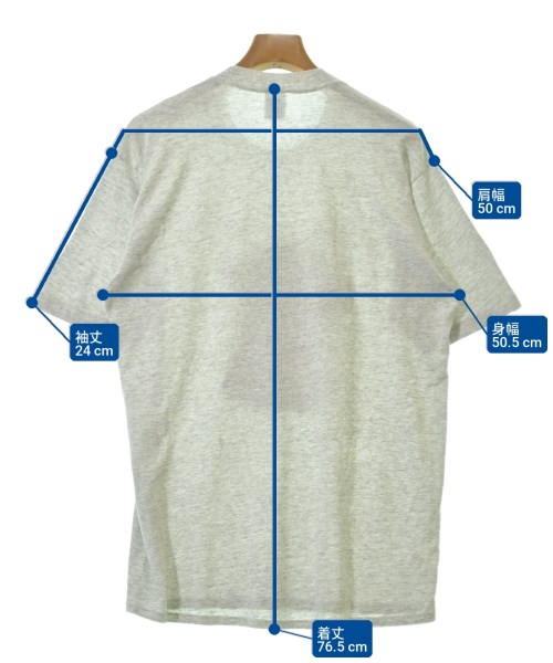 JERZEES（ジャージーズ）Tシャツ・カットソー グレー サイズ:XL メンズ/2200712940108