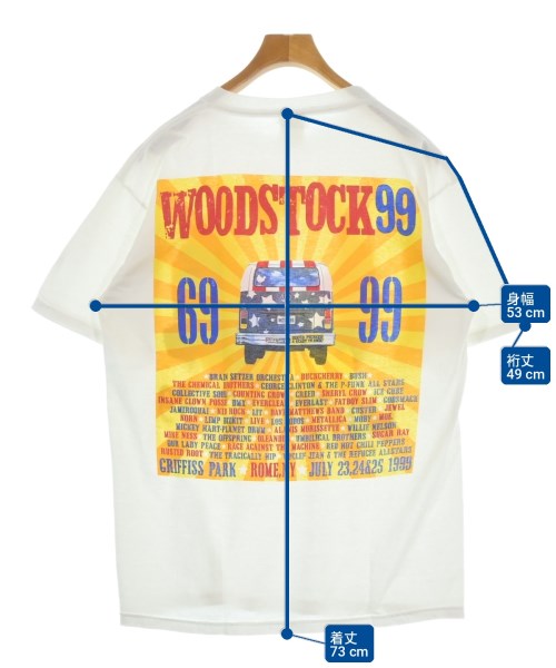 JERZEES（ジャージーズ）Tシャツ・カットソー 白 サイズ:-(M位) メンズ/2200714576060