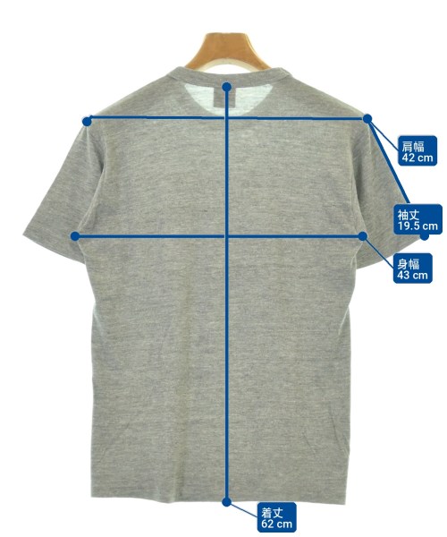 JERZEES（ジャージーズ）Tシャツ・カットソー グレー サイズ:M メンズ/2200724657049