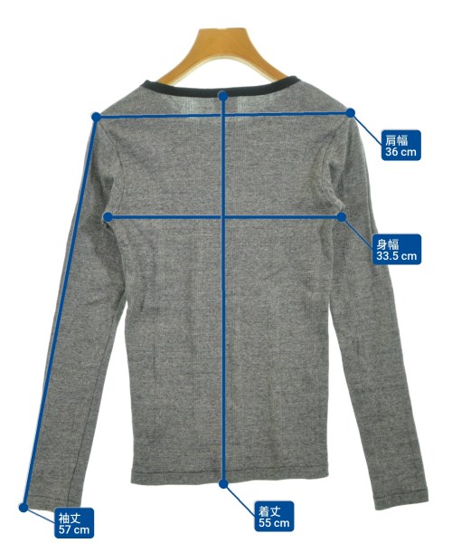 Robert P.Miller（ロバート・ピー・ミラー）Tシャツ・カットソー グレー サイズ:F レディース/2200632311057