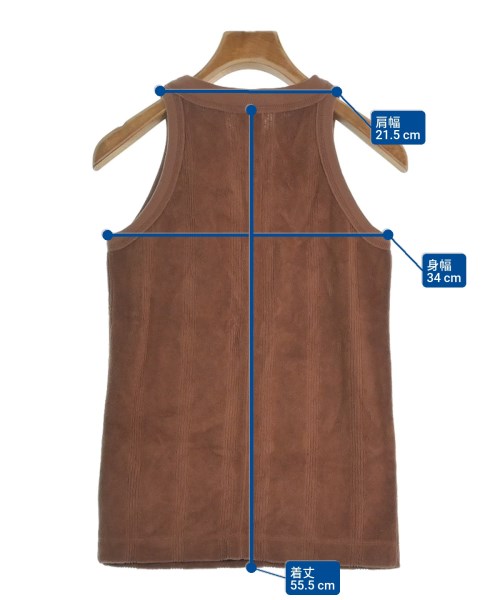 Robert P.Miller（ロバート・ピー・ミラー）タンクトップ 茶 サイズ:F レディース/2200619963064