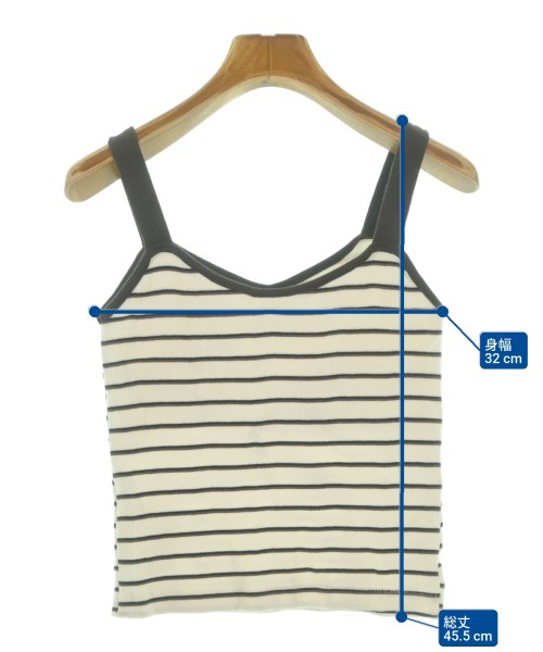 Robert P.Miller（ロバート・ピー・ミラー）キャミソール 白 サイズ:-(XS位) レディース/2200649396085