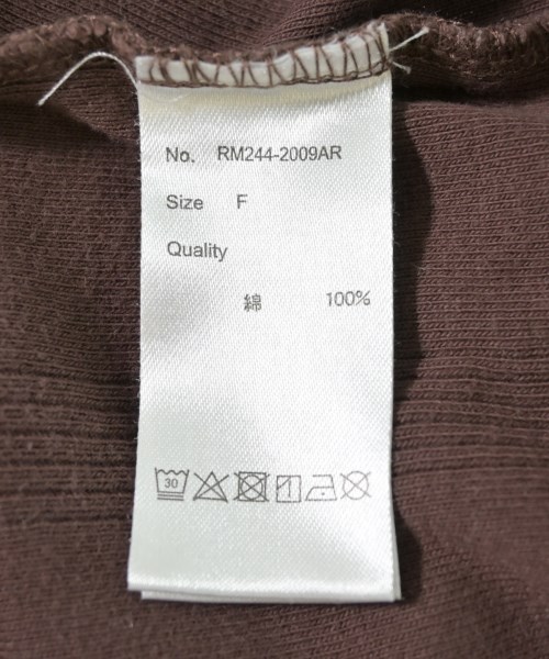 Robert P.Miller（ロバート・ピー・ミラー）Tシャツ・カットソー 茶 サイズ:F レディース/2200721476193