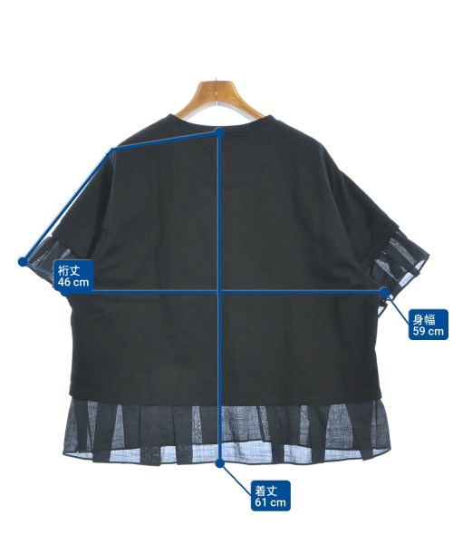 caph troupe（カーフトゥループ）Tシャツ・カットソー 黒 サイズ:F レディース/2200687644049
