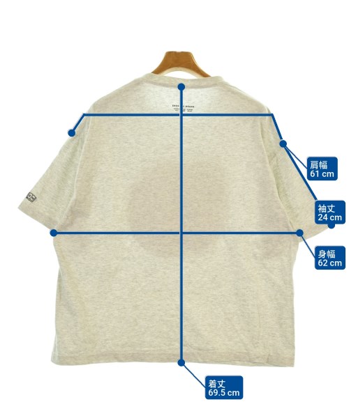 ENDS and MEANS（エンズアンドミーンズ）Tシャツ・カットソー グレー サイズ:L メンズ/2200643850118