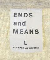 ENDS and MEANS（エンズアンドミーンズ）Tシャツ・カットソー ベージュ サイズ:L メンズ/2200643850125