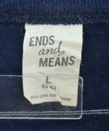 ENDS and MEANS（エンズアンドミーンズ）Tシャツ・カットソー 紺 サイズ:L メンズ/2200652793222
