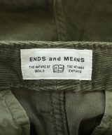 ENDS and MEANS（エンズアンドミーンズ）カーゴパンツ カーキ サイズ:S メンズ/2200652793826