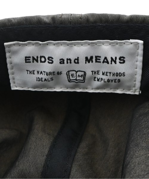 ENDS and MEANS（エンズアンドミーンズ）キャップ 茶 サイズ:- メンズ/2200666392138