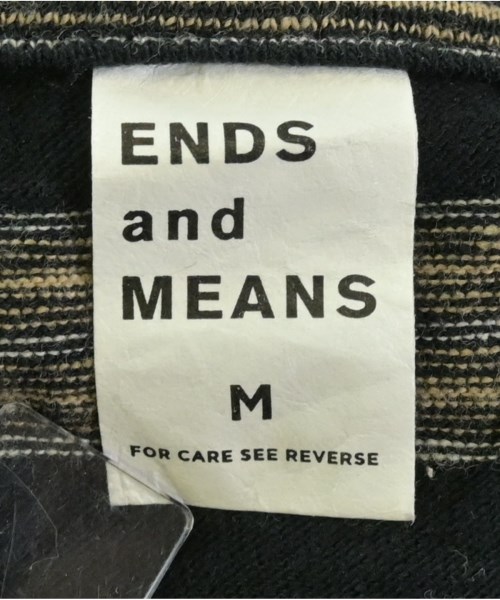 ENDS and MEANS（エンズアンドミーンズ）Tシャツ・カットソー 黒 サイズ:M メンズ/2200682814027
