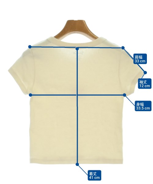John Galt BY BRANDY MELVILLE（ジョンギャルトバイブランディーメイヴィル）Tシャツ・カットソー 白 サイズ:13(S位) レディース/2200681123045