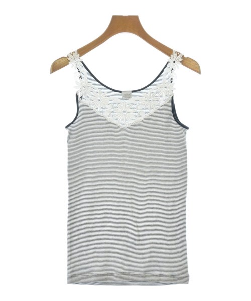 ott-tricot (オット・トリコット)ノースリーブ 紺 サイズ:-(M位)/2200668900119