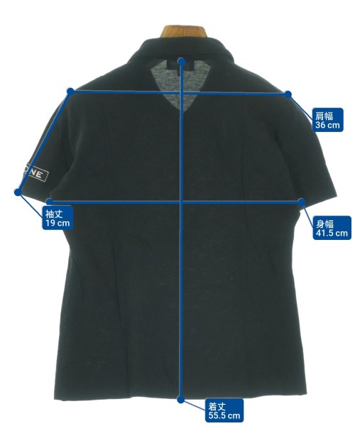 PICONE CLUB（ピッコーネクラブ）ポロシャツ 黒 サイズ:2(M位) レディース/2200640120221