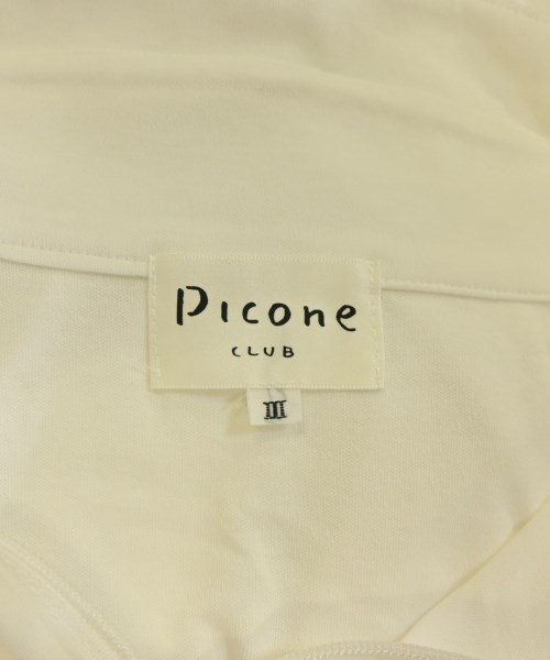 PICONE CLUB（ピッコーネクラブ）ポロシャツ 白 サイズ:3(L位) レディース/2200718645083